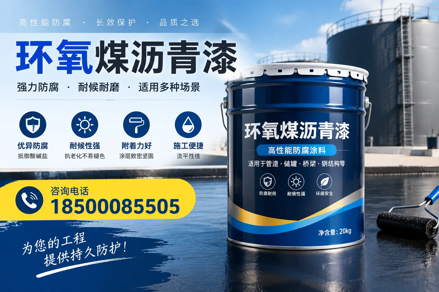 环氧煤沥青漆的配方解析，影响保定涂料品质的因素